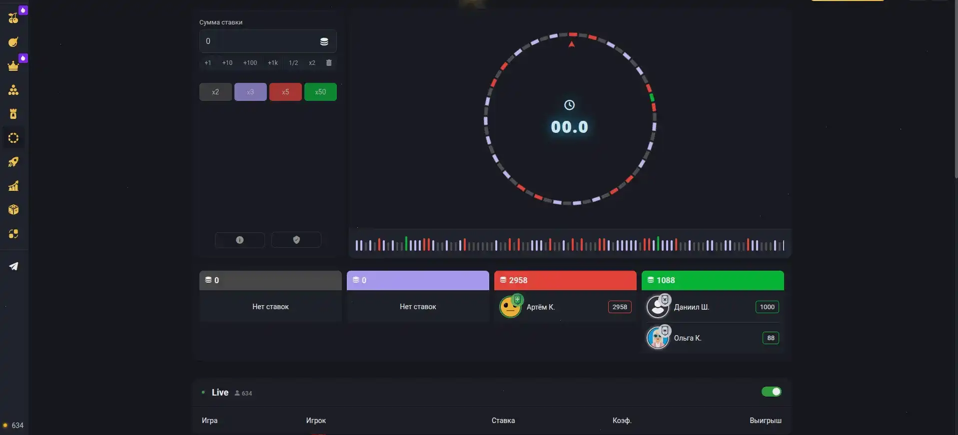 Spinbetter casino интерфейс